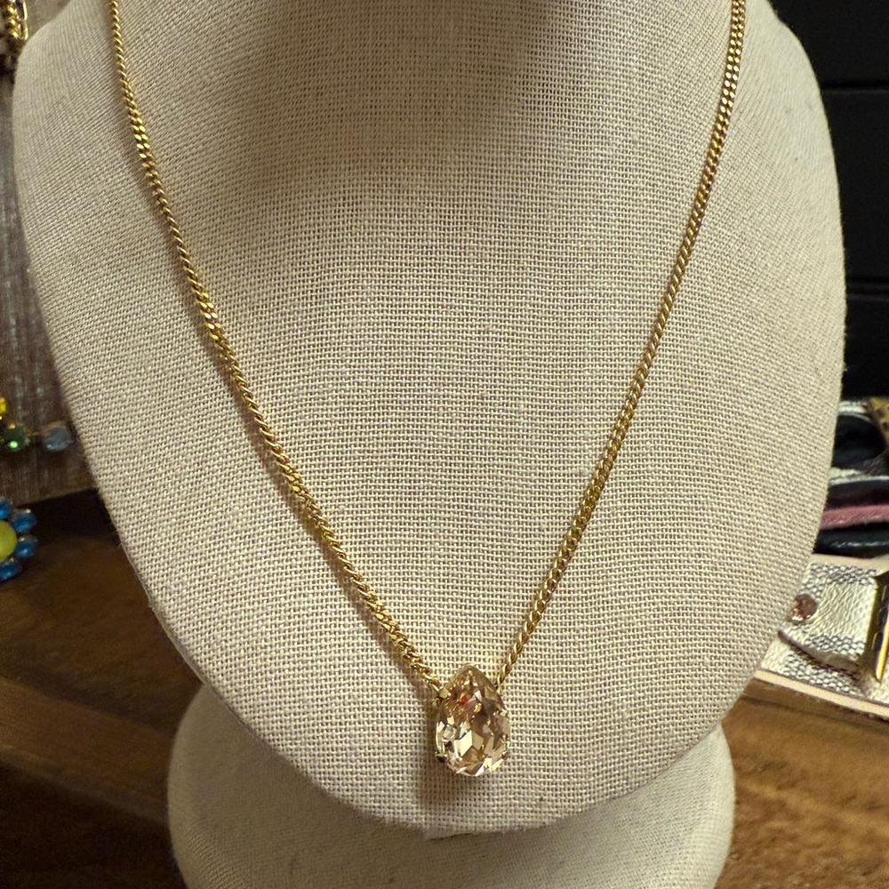 Tova Necklace with Crystal Pendant